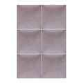 Upholstered Wall Panel Stegu Mollis Square 30x30cm, lavender