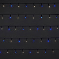 LED Lighting Chain 400 LED 23.9 m, outdoor, white/blue