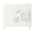 SKÅDIS Pegboard combination, white, 76x56 cm