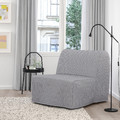 LYCKSELE HÅVET Chair-bed, Knisa light grey