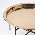 GOKVÄLLÅ Tray table, copper colour, 65x33 cm