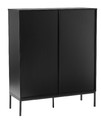 Chest of Drawers Lamello, high, black