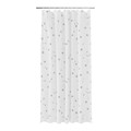 Shower Curtain GoodHome Drawa 180 x 200 cm, white/silver