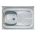 Genesis Sink Primal 10, 1-bowl, left, 80x60 cm, satin
