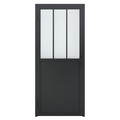 GoodHome Industrial Internal Door 80, right, black