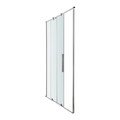 GoodHome Sliding Shower Door Ezili 100 cm, chrome/transparent
