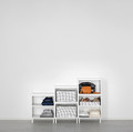 PLATSA Cabinet, white/Fonnes white, 180x42x113 cm