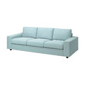 VIMLE 3-seat sofa, with wide armrests/Saxemara light blue