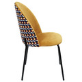 Upholstered Chair Irbil, mustard