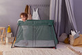 BABYBJÖRN Travel Crib Light, Dark Green + sheet