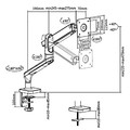 MacLean Monitor Mount with Gas Spring ER-43