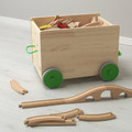 FLISAT Toy storage with wheels