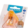 Starpak Double Plastic Sharpener Triangle, orange