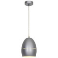 Pendant Lamp Egg E27, silver