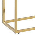 Console Table Alisma, white marble, gold