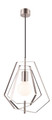 GoodHome Pendant Lamp Nedoki E27, silver