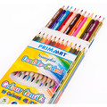 Prima Art Triangular Double-Sided Colour Pencils 12pcs 24 Colours