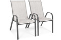 Garden Chair Porto, metal, grey