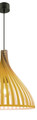 GoodHome Pendant Lamp Crozon E27, yellow