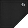 Acrylic Shower Tray Atla 90 x 90 cm, black