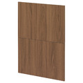 METOD 2 fronts for dishwasher, Tistorp brown walnut effect, 60 cm