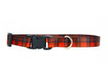 Matteo Dog Collar Plastic Buckle 30mm, Tartan