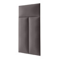 Upholstered Wall Panel Stegu Mollis Rectangle 90 x 30 cm, grey