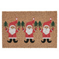 VINTERFINT Door mat, Santa Claus pattern natural, 60x90 cm