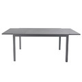 GoodHome Garden Extendable Table Moorea, grey