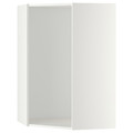 METOD Corner wall cabinet frame, white, 68x68x100 cm