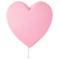 UPPLYST LED wall lamp, heart pink