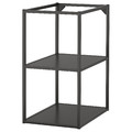 ENHET Base fr w shelves, anthracite, 40x60x75 cm