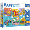 Trefl Primo Baby Progressive Puzzle Vehicles 2+