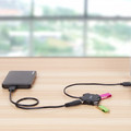 Unitek USB2.0 4-Port Hub, black, Y-2178