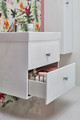 Mirano Basin Cabinet Vena 60cm, white