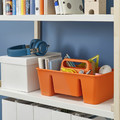 STACKSTOD Desk organiser, bright orange, 32x18x16 cm