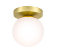 GoodHome Ceiling Lamp Baldaz E14, brass