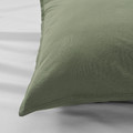 ÄNGSLILJA Pillowcase, grey-green, 50x60 cm