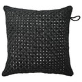 TOFTÖ Cushion cover, black outdoor/indoor, 50x50 cm