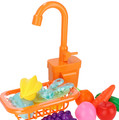 Dishwashing Playset Sink with Tap & Accessories, assorted colours, 3+