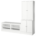 HAVSTA TV storage combination, white, 241x47x212 cm