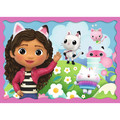 Trefl Children's Puzzle Gabby's Dollhouse 4in1 4+