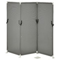 YTTERSKÄR Privacy screen, outdoor, grey, 185x150 cm