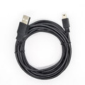TB Cable USB - mini USB 3m, black