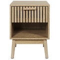 Bedside Table Nightstand Klaus, natural