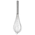 KONCIS Balloon whisk, stainless steel