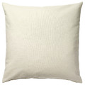 ROTFJÄRIL Cushion cover, natural, multicolour, 50x50 cm