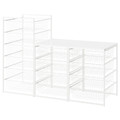 JONAXEL Frame/wire baskets/top shelves, 148x51x104 cm