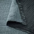 VALLKRASSING Throw, light blue-grey, 150x200 cm