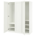 PAX / GULLABERG Wardrobe combination, white/white, 150x60x201 cm